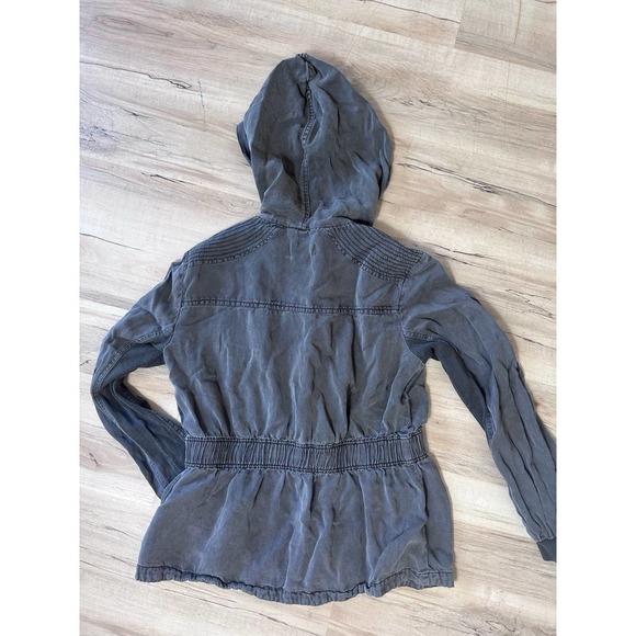 SPLENDID Alton Anorak gray military jacket linen blend - Picture 9 of 12